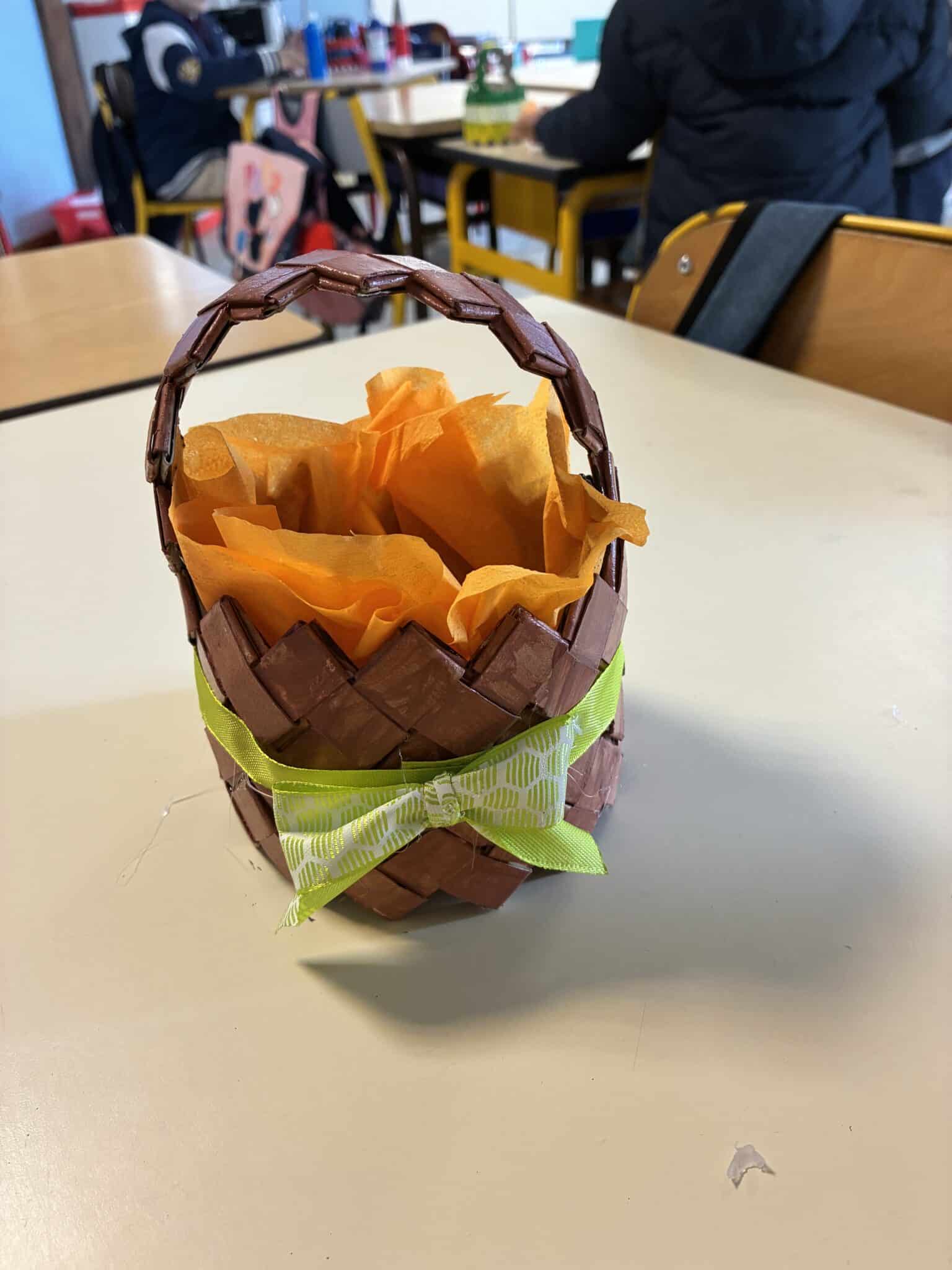 Paniers de Pâques,l&rsquo;art du tressage